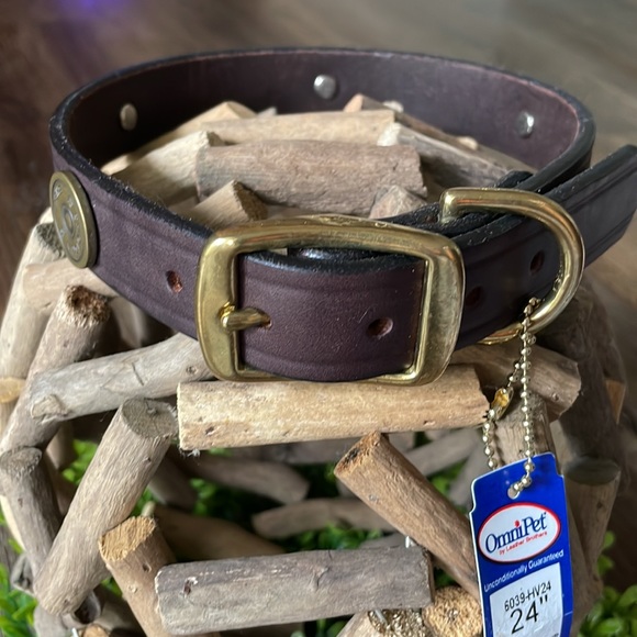 OmniPet Signature Leather Shotgun Shell Collar - Picture 2 of 10